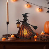 Halloween Witch Lantern Battery Operated LED Night Light Halloween Lanterns & Candlelight - Image 3