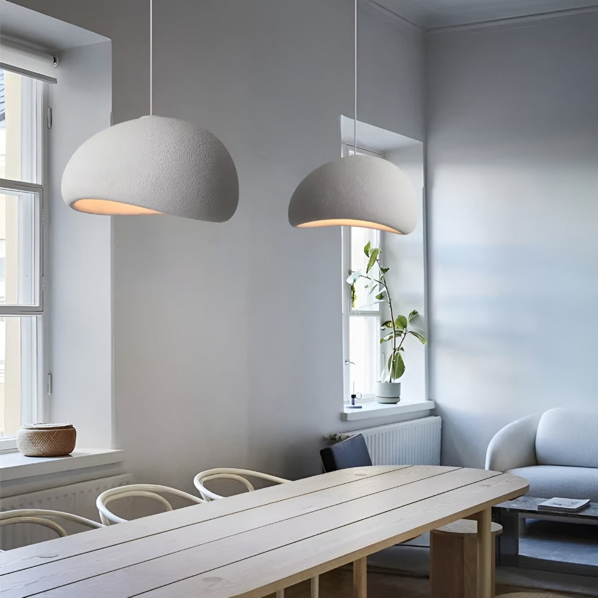 Handmade Nordic Style LED Chandelier With Wabi Sabi Design - Image 7