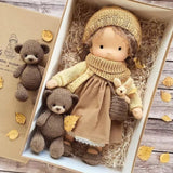 Handmade Waldorf Doll For Children With Loving Details - Image 2
