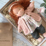 Handmade Waldorf Doll For Children With Loving Details - Image 5