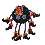 Hanging Halloween Decorations Creative Multi-legged Spider Door Wreath Party - Image 4