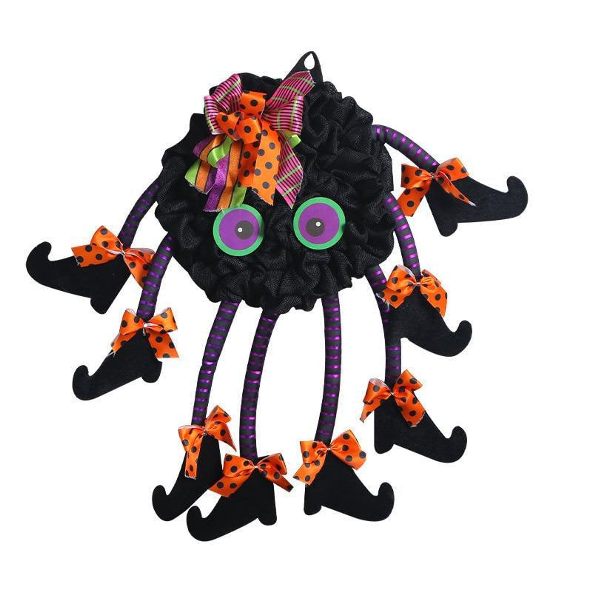Hanging Halloween Decorations Creative Multi-legged Spider Door Wreath Party - Image 4