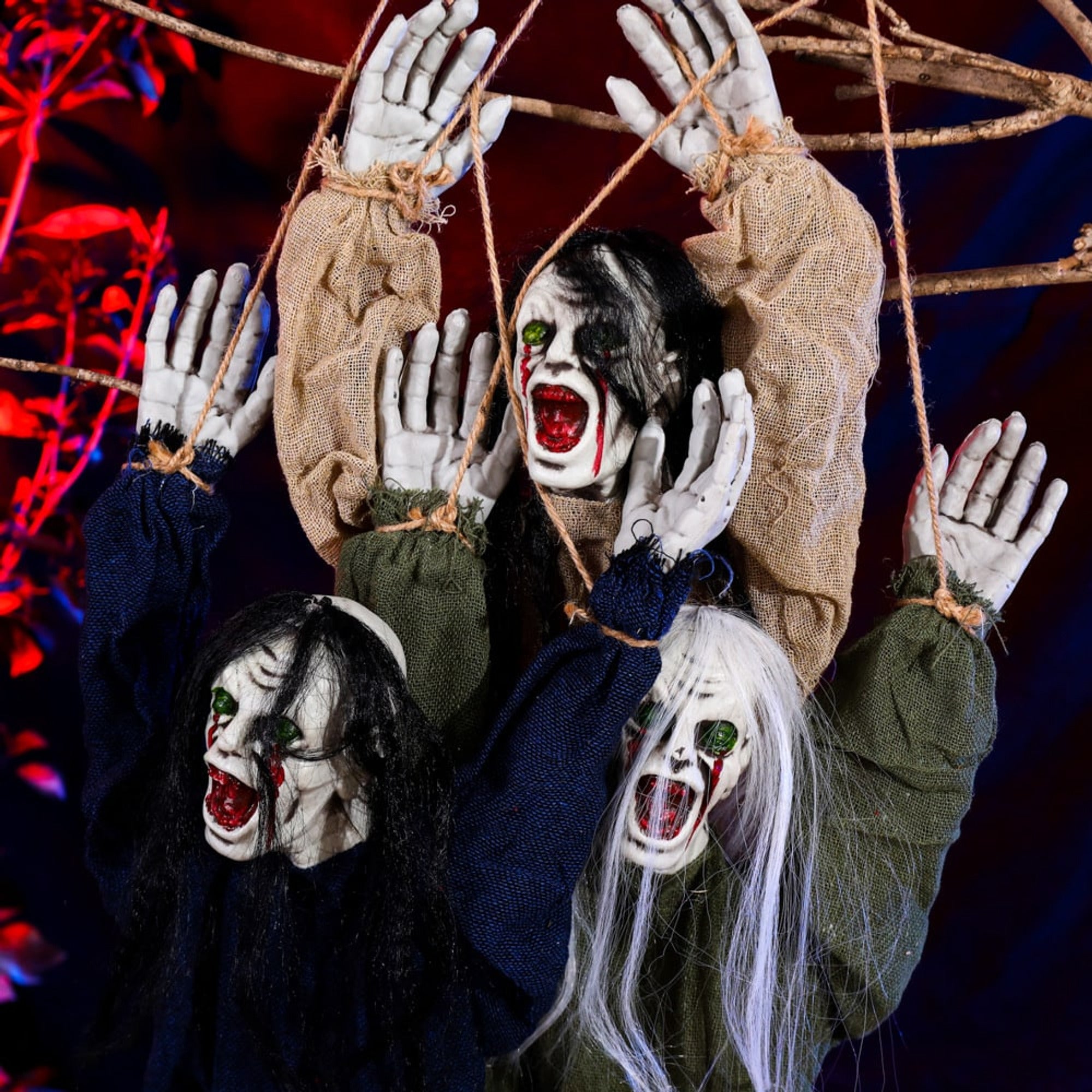 Hanging Halloween Decorations Ghost Props For Haunted House Secret Room Layout - Image 2