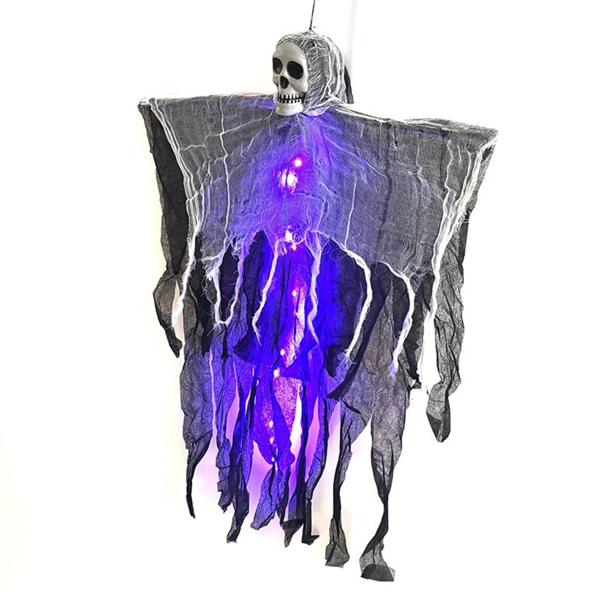 Hanging Halloween Decorations Horror Ghost Skull Skeleton Prop For Outdoor Yard Party - Image 1