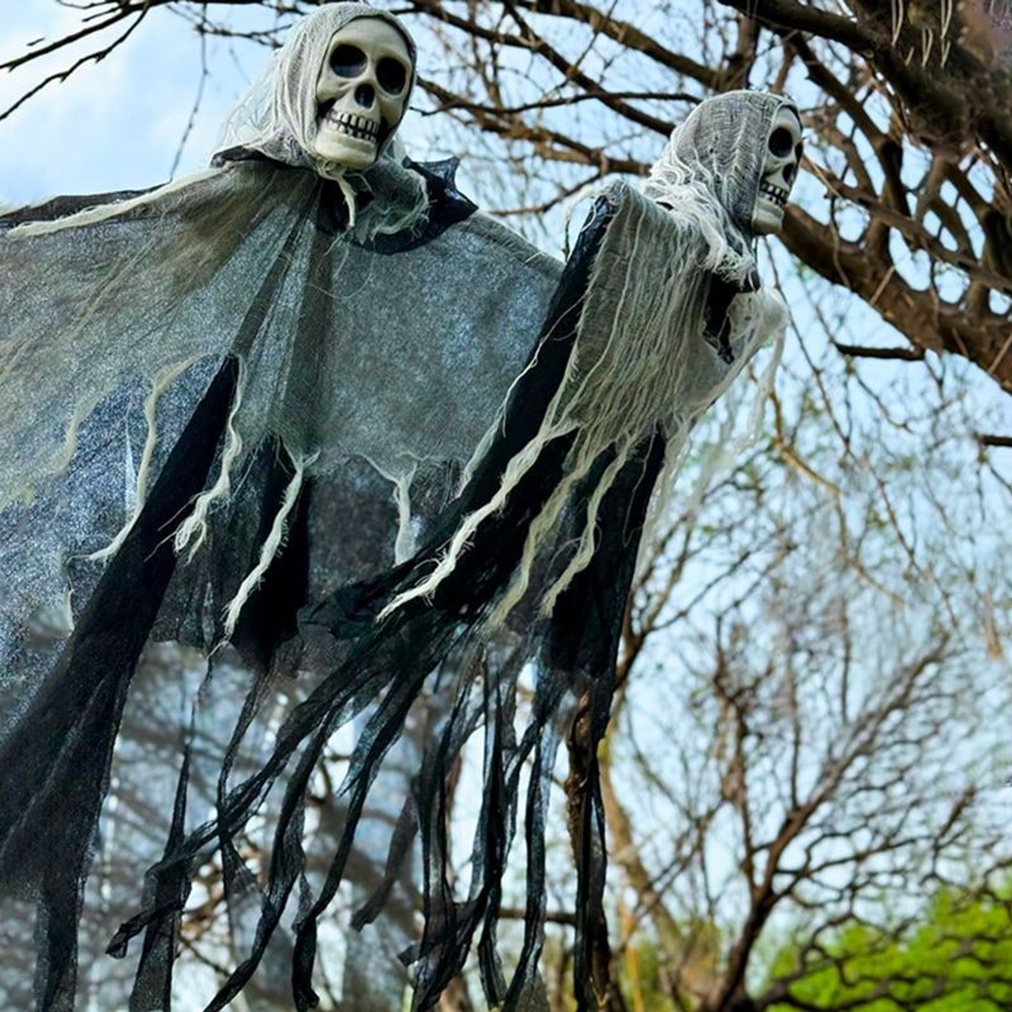 Hanging Halloween Decorations Horror Ghost Skull Skeleton Prop For Outdoor Yard Party - Image 6