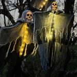 Hanging Halloween Decorations Horror Ghost Skull Skeleton Prop For Outdoor Yard Party - Image 5