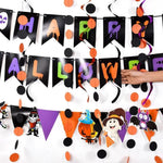 Hanging Halloween Decorations Party Banner Kit With Swirls And Outdoor Wall Decor - Image 3