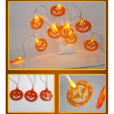 Hanging Pumpkin Bulb Halloween Lanterns - Image 12
