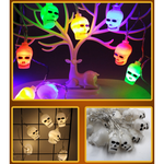 Hanging Pumpkin Bulb Halloween Lanterns - Image 17