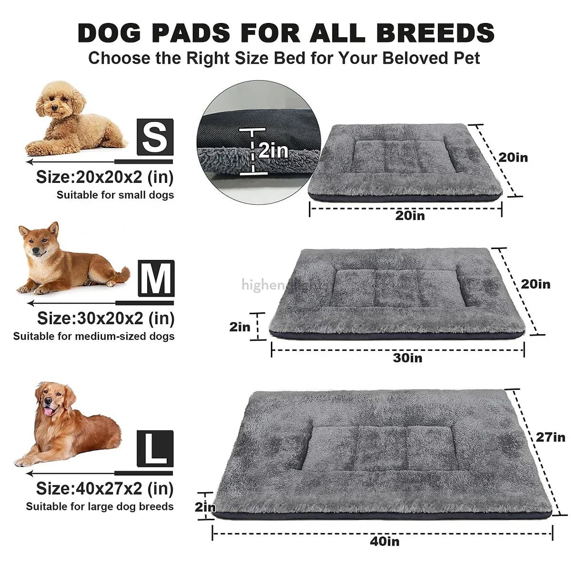 Heated Dog Bed With Removable Washable Plush Cover - Image 2