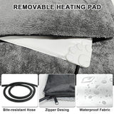 Heated Dog Bed With Removable Washable Plush Cover - Image 5