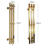 Heated Towel Rack Wall Mount Electric Rail With Timer And Temperature Control 304 Stainless Steel - Image 5