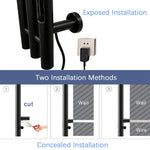 Heated Towel Rack Wall Mount Electric Rail With Timer And Temperature Control 304 Stainless Steel - Image 6
