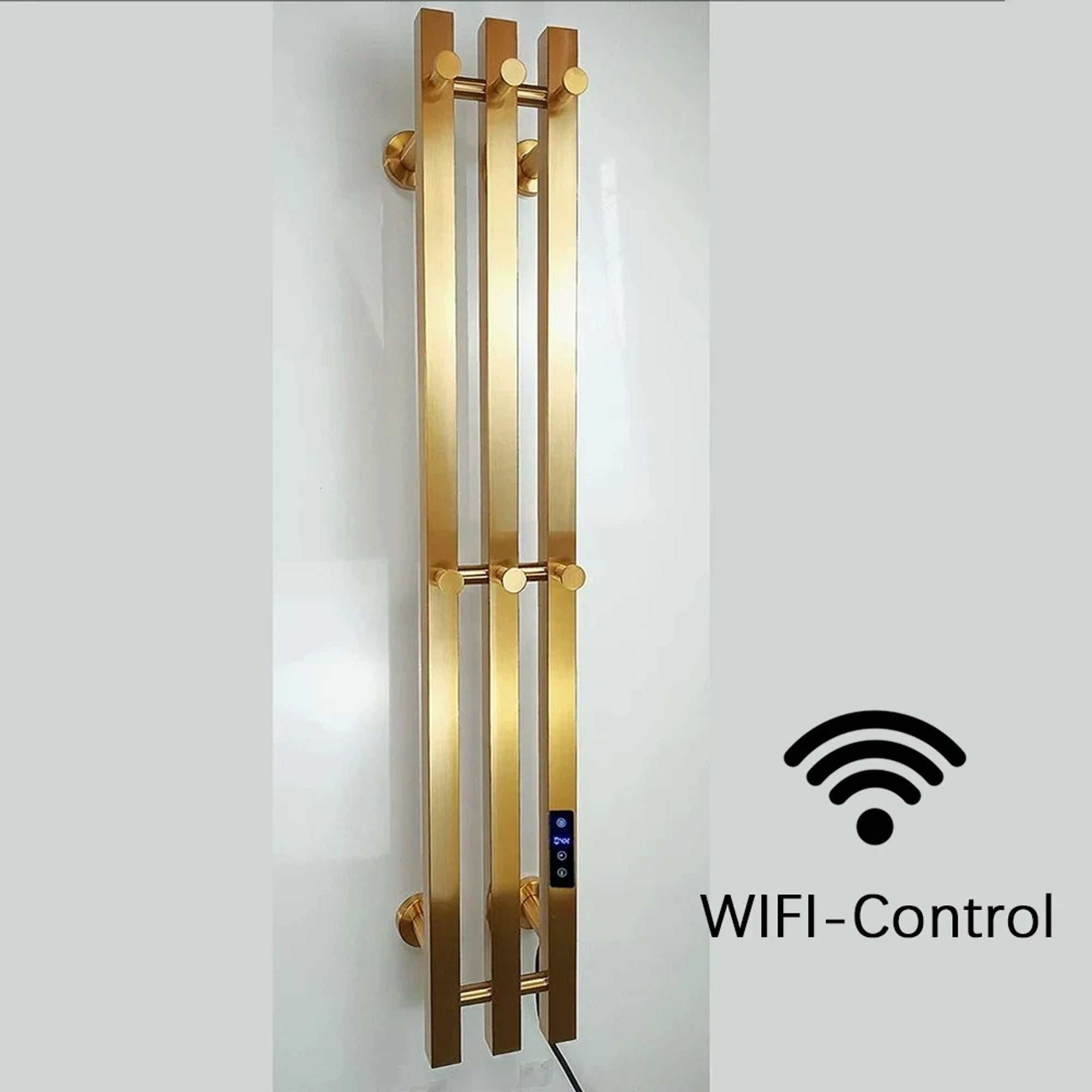 Heated Towel Rack Wall Mount Electric Rail With Timer And Temperature Control 304 Stainless Steel - Image 9