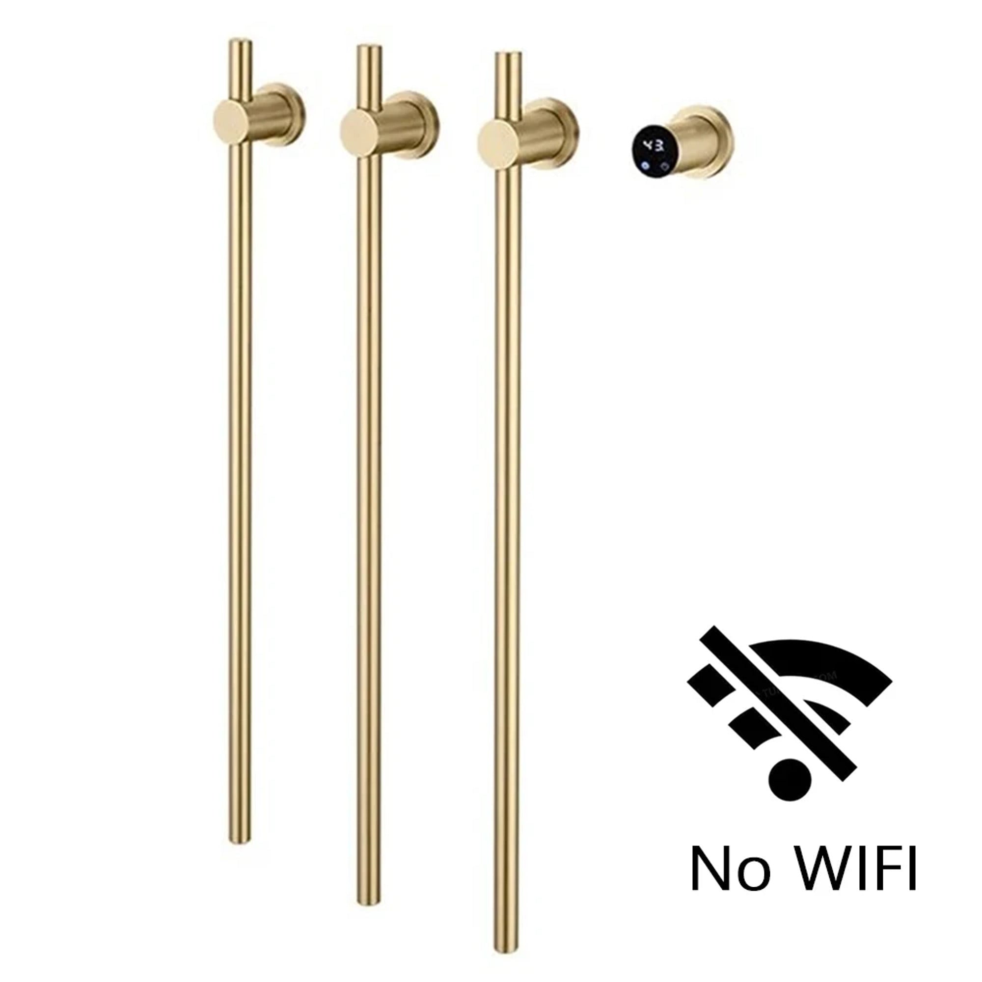 Heated Towel Rack Wall Mounted Bathroom Warmer Rail Stainless Steel With Digital Control - Image 11