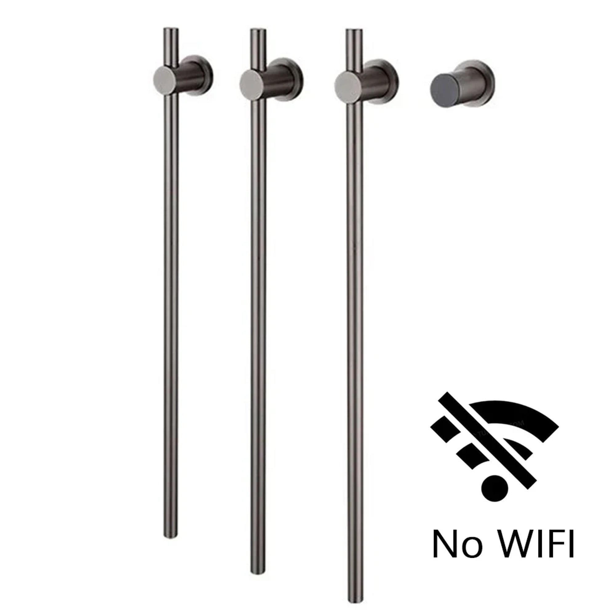 Heated Towel Rack Wall Mounted Bathroom Warmer Rail Stainless Steel With Digital Control - Image 13