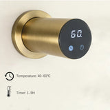 Heated Towel Rack Wall Mounted Bathroom Warmer Rail Stainless Steel With Digital Control - Image 4