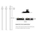 Heated Towel Rack Wall Mounted Bathroom Warmer Rail Stainless Steel With Digital Control - Image 6