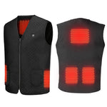 Heated Vest Women's Electric Diamond Quilted Slim Fit With USB Rechargeable Design Connects To Any Power Bank - Image 1