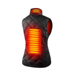 Heated Vest Women's Electric USB Rechargeable With Battery-Powered Heating Elements And Diamond-Quilted Exterior - Image 2