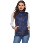 Heated Vest Women's Electric USB Rechargeable With Battery-Powered Heating Elements And Diamond-Quilted Exterior - Image 6