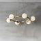 Helix Alabaster Halo Globe Chandeliers - Image 7