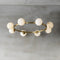Helix Alabaster Halo Globe Chandeliers - Image 8