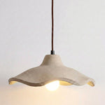 Japanese Vintage Cement Flower Pendant Light | 1-Light Lasson Living