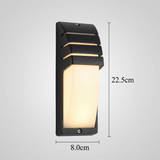 Outdoor Wall Light with Motion Sensor – Waterproof LED Exterior Wall Lantern for Garden and Patio Lasson Living