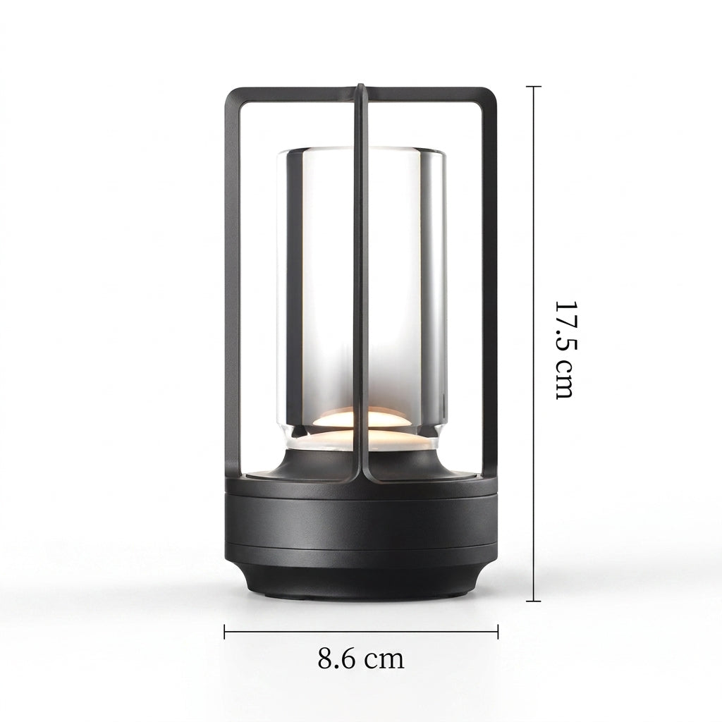 Modern Cylinder LED Wireless Table Lamp 1-Light Lasson Living