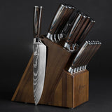 Imperial 14-Piece Japanese Knife Block Set With Acacia Hardwood Block - Image 1