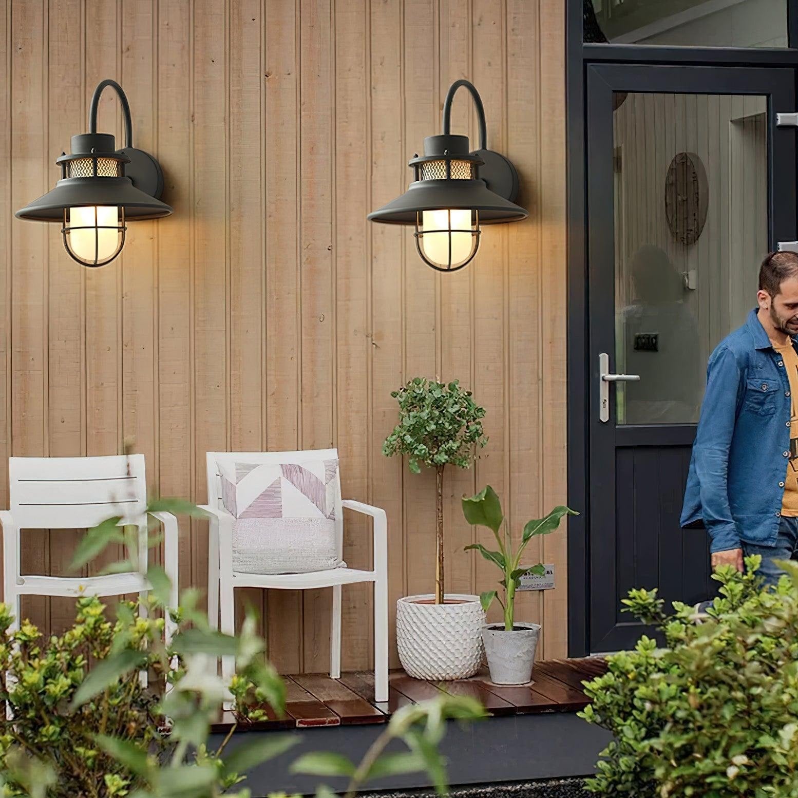 Industrial Outdoor Lighting Exterior Wall Light Modern Fixture - Image 2