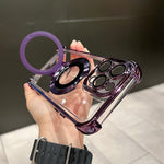 iPhone Case With Magnetic Bracket Anti-Drop Protection For Wireless Charging - Image 3