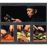 Japanese Chef Knife With Razor-Sharp Steel And Ergonomic Wooden Handle For Precision Cutting Chopping & Boning Tool - Image 5