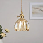 Japanese Glass Flower Pendant 1-Light Lasson Living