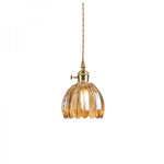 Japanese Glass Flower Pendant 1-Light Lasson Living