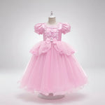 Kids' Halloween Princess Costume Dress With Tiara Wand And Accessories Set - Image 3