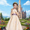 Kids' Princess Costume For Halloween Up With Tiara And Scepter Games All Included - Image 3