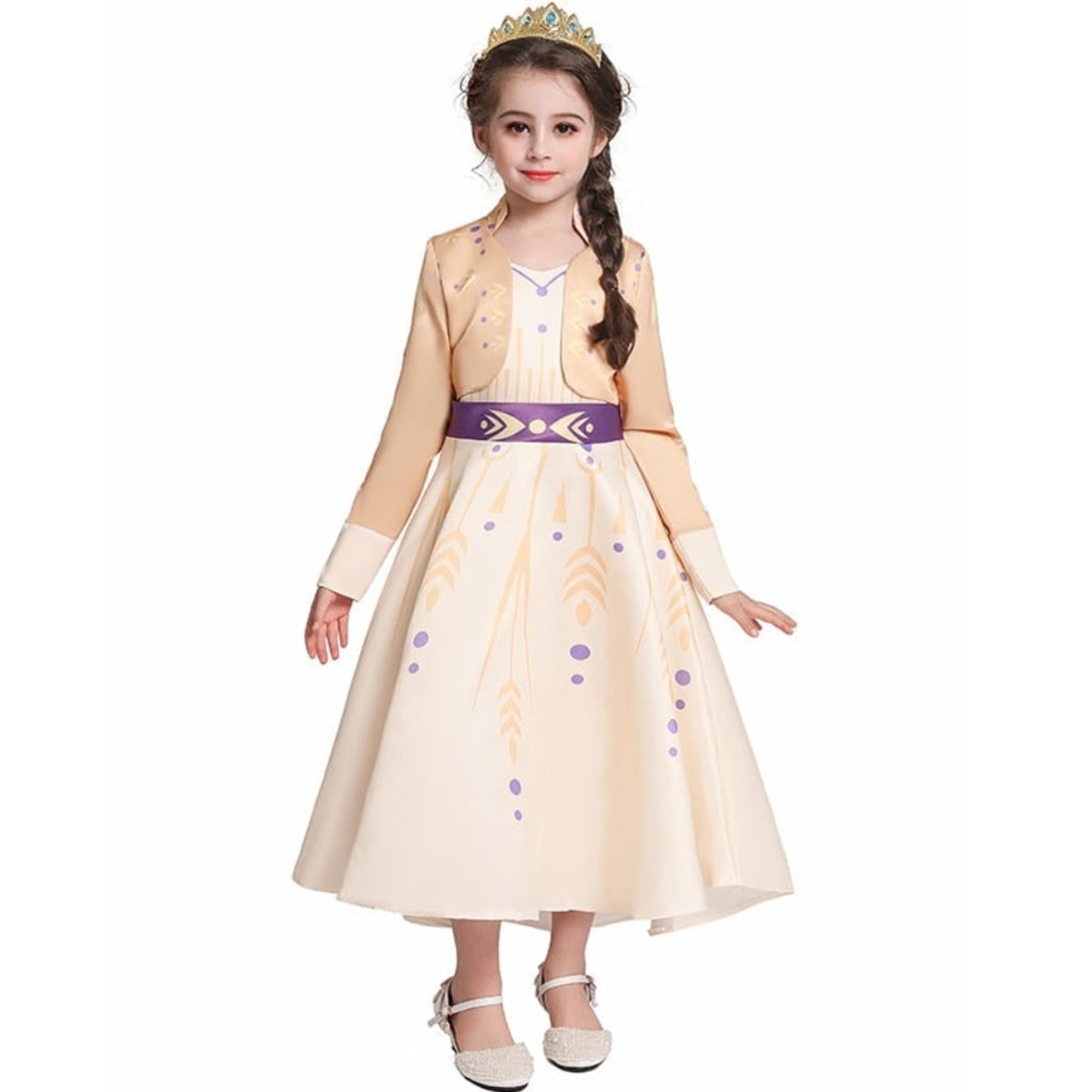 Kids' Princess Costume For Halloween Up With Tiara And Scepter Games All Included - Image 5