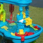 Kids' Sand And Water Table With Multi-Tier Design And 15 Accessories - Image 4