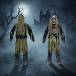 Kids Zombie Skeleton Halloween Costume With Authentically Spooky Design Includes Mask And Gloves - Image 3
