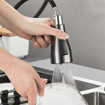 Kitchen Faucet With Pull-Out Spray Head And 360° Rotation Modern Mixer Tap - Image 4