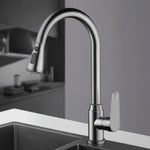 Kitchen Faucet With Pull-Out Spray Head And 360° Rotation Modern Mixer Tap - Image 8