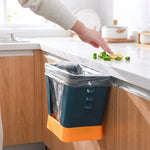 Kitchen Trash Holder With Adjustable U-Shaped Design For Cabinet Or Wall Mounting - hero