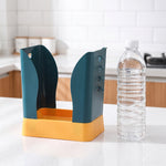 Kitchen Trash Holder With Adjustable U-Shaped Design For Cabinet Or Wall Mounting - scale