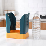 Kitchen Trash Holder With Adjustable U-Shaped Design For Cabinet Or Wall Mounting - scale