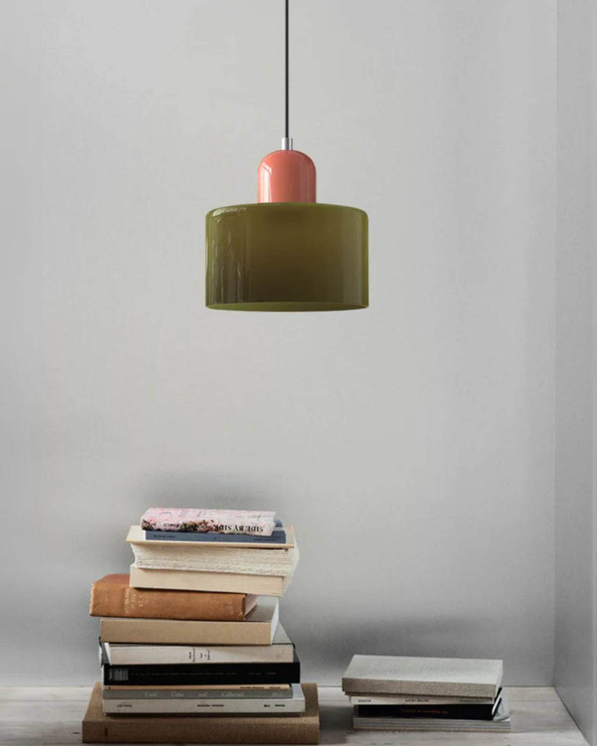 Modern Glass Cylinder Pendant 1-Light Lasson Living