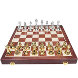 Large Chess Set With Metal Board And Acrylic Pieces - Image 2
