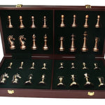 Large Chess Set With Metal Board And Acrylic Pieces - Image 6
