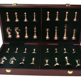 Large Chess Set With Metal Board And Acrylic Pieces - Image 6